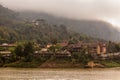 View of Nong Khiaw village, La