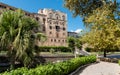 View of Norman Palace located in the oldest part of Palermo, Sicily. Royalty Free Stock Photo