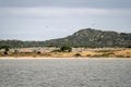 View of North Pelican Island from Jack Point Observatory Deck. Coorong National Park, South Australia Royalty Free Stock Photo