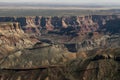 View from the north rim of the Grand Canyon. Royalty Free Stock Photo
