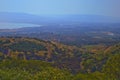 Landscape of the North Sea of Galilee, the Jordan Valley and the Upper Galilee Mountains Israel