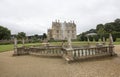 View of north Side of Montacute House including fountain