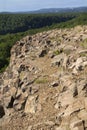 View north from west cliffs of Ragged Mountain, Berlin, Connecticut. Royalty Free Stock Photo