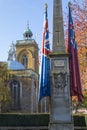 War Memorial and All Saints Church in Northampton