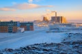 View of the northern city and the power plant (thermoelectric plant)