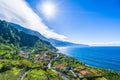 View on the northern coast of Atlantic, Boaventura, Ponta Delgada, Madeira