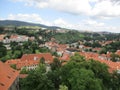 View of the northern part of Cesky Krumlov