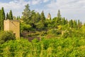 View of the northern walls of the Alhambra Royalty Free Stock Photo