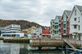 View of Norwegian city in Norway