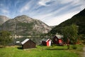 View in norwegian fjord