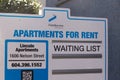 A View of notice board on Nelson Street `Apartments for rent`