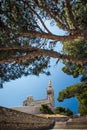 View of Notre-Dame de la Garde basilica in Marseille Royalty Free Stock Photo