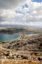 View at Novalja on island Pag in Dalmatia,Croatia Royalty Free Stock Photo