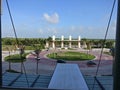 View of Novo Cancun from marina town center