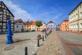 View of the Nowe Warpno village / Poland Royalty Free Stock Photo