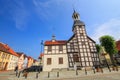 View of the Nowe Warpno village / Poland Royalty Free Stock Photo