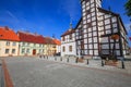 View of the Nowe Warpno village in Poland Royalty Free Stock Photo