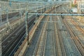 Rail tracks, tokyo, japan