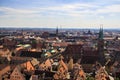 View on Nuremberg from the Imperial Castle, Germany, 2015 Royalty Free Stock Photo
