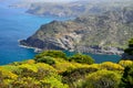 View of Nurra coast from Capo Mannu Royalty Free Stock Photo