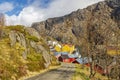 Nusfjord village, lofoten islands, norway Royalty Free Stock Photo