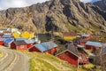 Nusfjord village, lofoten islands, norway Royalty Free Stock Photo