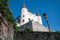 View of the Nyon Castle in Nyon, Switzerland Royalty Free Stock Photo