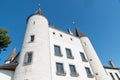 View of the Nyon Castle in Nyon, Switzerland, canton Vaud Royalty Free Stock Photo