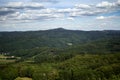 The view from the NÃÂ¼rburg over the landscape in the Eifel