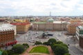 View from the observation deck of Saint Petersburg Royalty Free Stock Photo