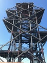 View of the observation tower from the bottom Royalty Free Stock Photo