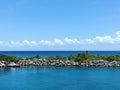 View of the ocean of mexico Royalty Free Stock Photo