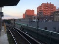 View of Oceana Luxury Condos from Brighton Beach Subway Royalty Free Stock Photo