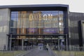 View of an Odeon cinema in the town centre. Royalty Free Stock Photo