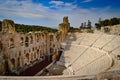 View of the Odeon of Herodes Atticus on the Acropolis in