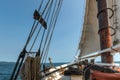 View Off Bow of 101 Year Old Wooden Schooner