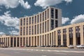 View of the office of the International Bank for Economic Cooperation from the side of Academician Sakharov Avenue