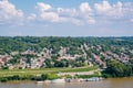 View of the Ohio River from Eden Park in Cincinnati, Ohio