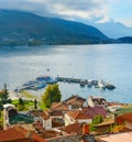 View of Ohrid Old Town and lake. Macedonia Royalty Free Stock Photo