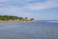 View of the Ohtakari island and Gulf of Bothnia, Lohtaja, Kokkola, Finland Royalty Free Stock Photo