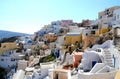 Colorful traditional houses in Oia, Santorini, Greece Royalty Free Stock Photo