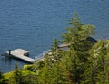 View of Okanagan Lake Peachland British Columbia Canada near Kelowna. Beautiful summer landscape at Okanagan Lake