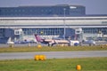 View of Okecie Airport in Warsaw Royalty Free Stock Photo