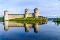 Olavinlinna castle, in Savonlinna Royalty Free Stock Photo