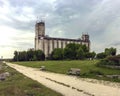 Old grain terminal in Sunset Point park, Collingwood, Ontario.