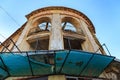 View of the old abandoned historical building Royalty Free Stock Photo