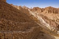 View of the old abandoned village in the middle of the Sahara Desert, Tunisia, Africa Royalty Free Stock Photo