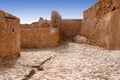 View of the old abandoned village in the middle of the Sahara Desert, Tunisia, Africa Royalty Free Stock Photo