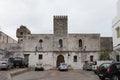 TANGIER, MOROCCO - MAY 26, 2017: View of the old ancient Kasbah building in the Tangier Medina quarter in northern Morocco