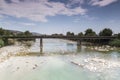 View of an Old bridge in Arta city, Epirus Greece.